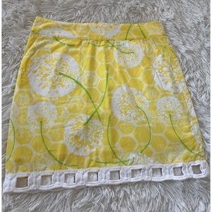Lilly Pulitzer Dandelion Skirt - size 0
